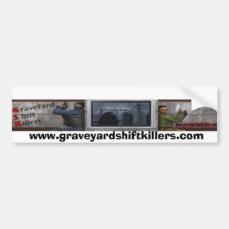 GSKBan12, www.graveyardshiftkillers.com Autoaufkleber