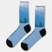 GSMNP Neufound Gap Sunrise Fotografy Socken (Linkes Detail)