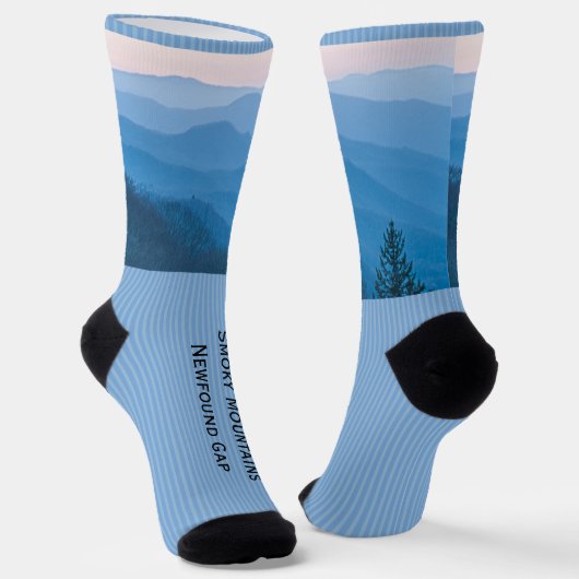 GSMNP Neufound Gap Sunrise Fotografy Socken (Gewinkelt)