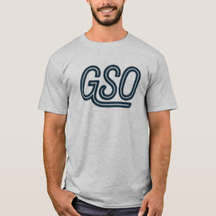 GSO Greensboro Airport Code - Bold North Carolina T-Shirt