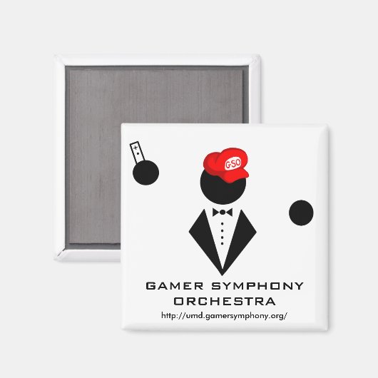 GSO Magnet Square (Vorderseite/Rückseite)