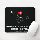 GSO schwarzes Mousepad (Mit Mouse)