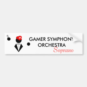 GSO Soprano-Autoaufkleber Autoaufkleber