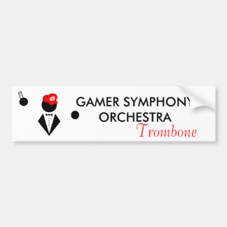 GSO Trombone-Autoaufkleber Autoaufkleber