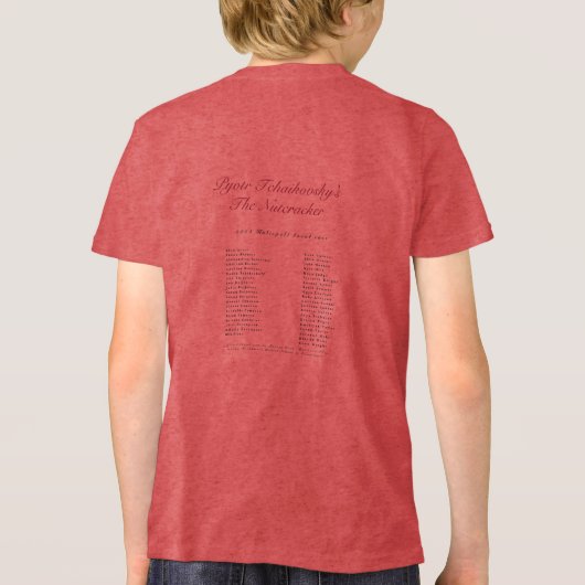 GSOC SDB Nutcracker Kalispell Cast 2024 Hoodie Tri-Blend Shirt (Rückseite)