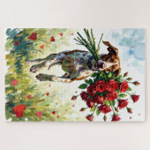 GSP Delivering Valentine's Red Roses Puzzle (Horizontal)