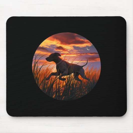 GSP Deutsch Kurzhaarige Pointer GSP Jagdhunde Mousepad (Vorne)