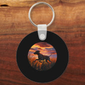 GSP Deutsch Kurzhaarige Pointer GSP Jagdhunde Schlüsselanhänger (Vorderseite)