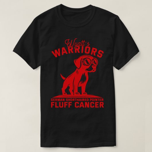 GSP Fluff 1 von Wyatts Warriors T-Shirt (Design vorne)