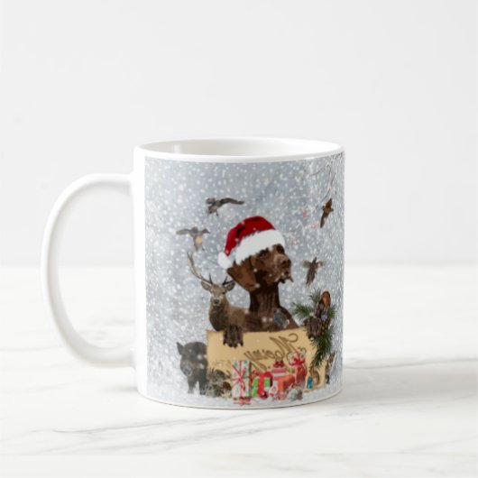 GSP ,Hundeschlitten Kaffeetasse (Links)