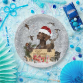 GSP ,Hundeschlitten Pappteller (Party)