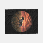 GSP Hunter Deutsch Kurzzeitgeflügeljagd Fleecedecke (Vorderseite (Horizontal))