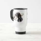 GSP Hunting Art – Precision, Passion, and Pheasant Reisebecher (Vorderseite Links)