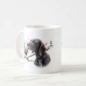GSP Jagdkunst – Präzision, Leidenschaft und Fasan Kaffeetasse (Vorderseite Links)