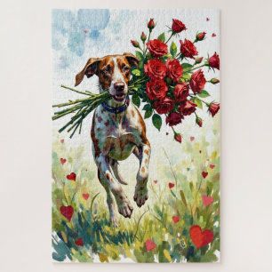 GSP liefert rote Rosen zum Valentinstag Puzzle