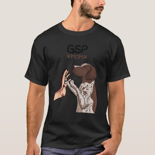 GSP Mom German Shorthaired Pointer Dog Girls Women T-Shirt (Vorderseite)