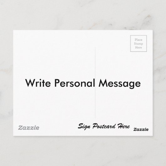 GSP Personalized Life Is Better With A GSP Postkarte (Rückseite)