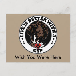 GSP Personalized Life Is Better With A GSP Postkarte