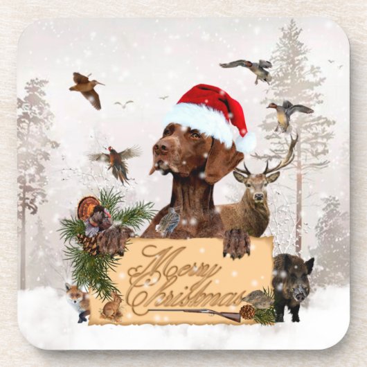 Gsp Weihnachtsglas-Ornament Getränkeuntersetzer (Vorderseite)