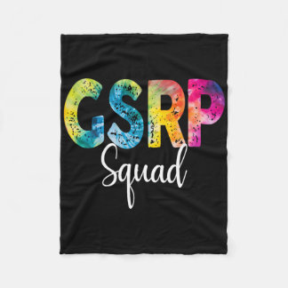 Gsrp Squad Tie Dye Ck Zur Schule Frauen Schätzung Fleecedecke