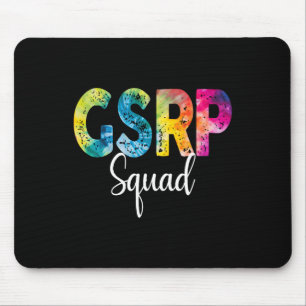 Gsrp Squad Tie Dye Zurück zur Schule Frauen Schätz Mousepad