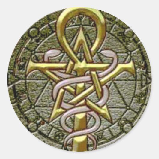 GSW runde Logo-Aufkleber Runder Aufkleber (Vorderseite)