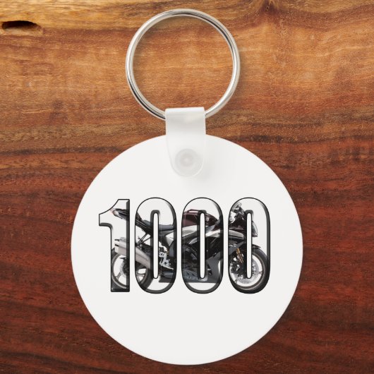 gsxr1000 blk in wht png schlüsselanhänger (Vorderseite)