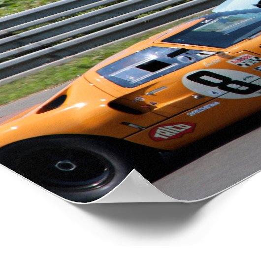 GT40 MK1 Le Mans Classic Poster (Ecke)