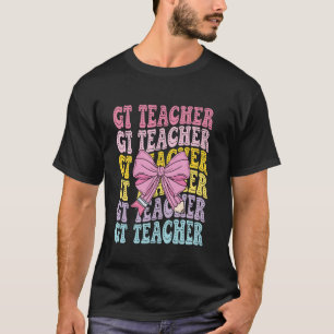 GT-Lehrer Begabten- und Talent-Lehrer-Team Zurück T-Shirt