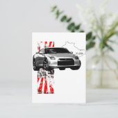 GT-R 7:29 POSTKARTE (Stehend Vorderseite)