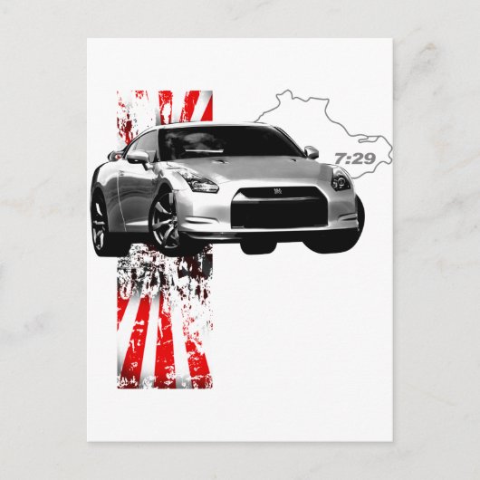 GT-R 7:29 POSTKARTE (Vorderseite)