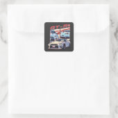 GT-R STREET LEGEND QUADRATISCHER AUFKLEBER (Tasche)