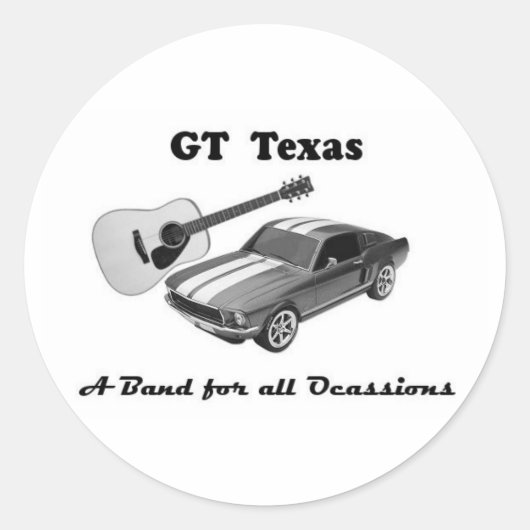 GT Texas Stickers (Vorderseite)