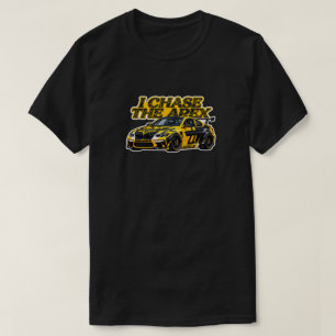 GT Track Day Racing Schwarz Ich jage dem Apex na T-Shirt