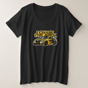 GT Track Day Rennen Ich jage dem Apex nach Große Größe T-Shirt