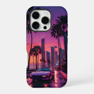 Gta 6 Retro-Auto-Fahrt-Handyhülle iPhone 16 Pro Hülle