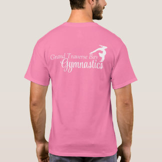 GTbay Gymnastik KreuzNacken *Rosa Design* T-Shirt
