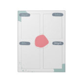 GTD-Planer - Arbeitsorganisation und Zuhause Notizblock (Rotiert)