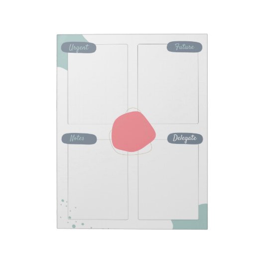 GTD-Planer - Arbeitsorganisation und Zuhause Notizblock (Rotiert)