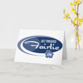 GTF notecard Karte (Gelbe Blume)