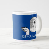 GTFO, MAGA. Jumbo-Tasse (Vorderseite Rechts)