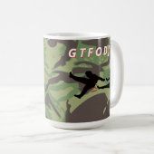 GTFODJT holt F Out DJT Anti Trump Kaffeetasse (VorderseiteRechts)