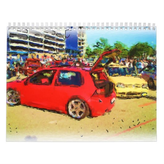 GTI x 2_Painting_In_Color Kalender (Titelbild)
