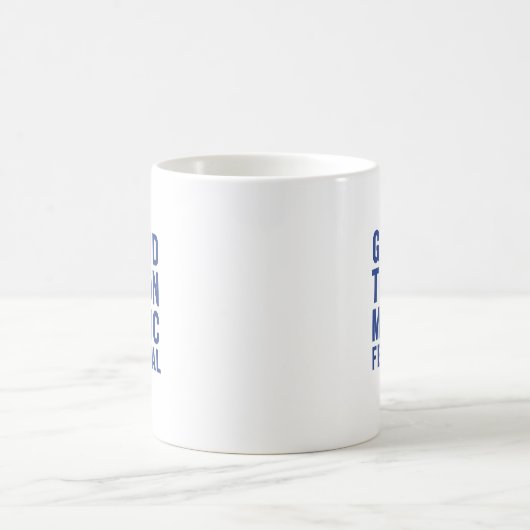 GTMF Blue Logo Coffee Tasse (Mittel)