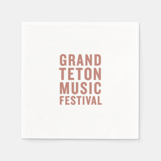 GTMF Cocktail Napkins Terracotta Serviette