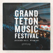 GTMF-Logo-Untersetzer Glasuntersetzer (Vorderseite)