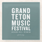 GTMF-Logo-Untersetzer Glasuntersetzer (Vorderseite)