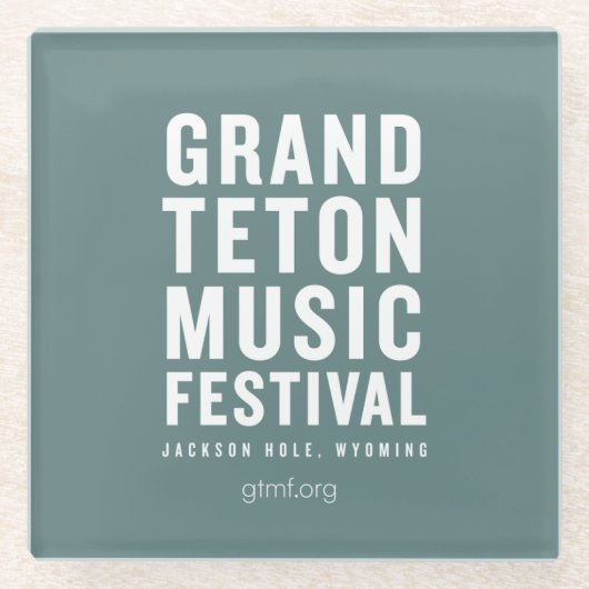 GTMF-Logo-Untersetzer Glasuntersetzer (Vorderseite)