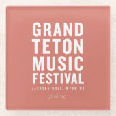 GTMF-Logo-Untersetzer Glasuntersetzer (Vorderseite)