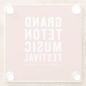 GTMF-Logo-Untersetzer Glasuntersetzer (Rückseite)